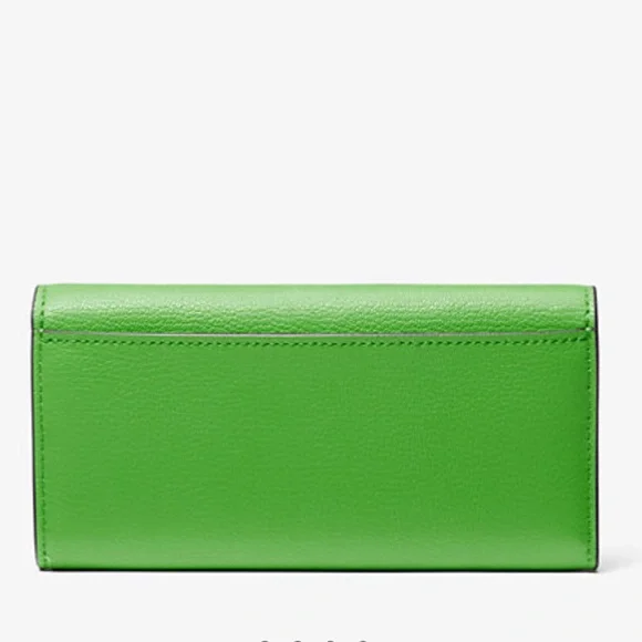 Michael Kors Hamilton Large Leather Flap Continental Wallet
Jungle Green… - Picture 3 of 16